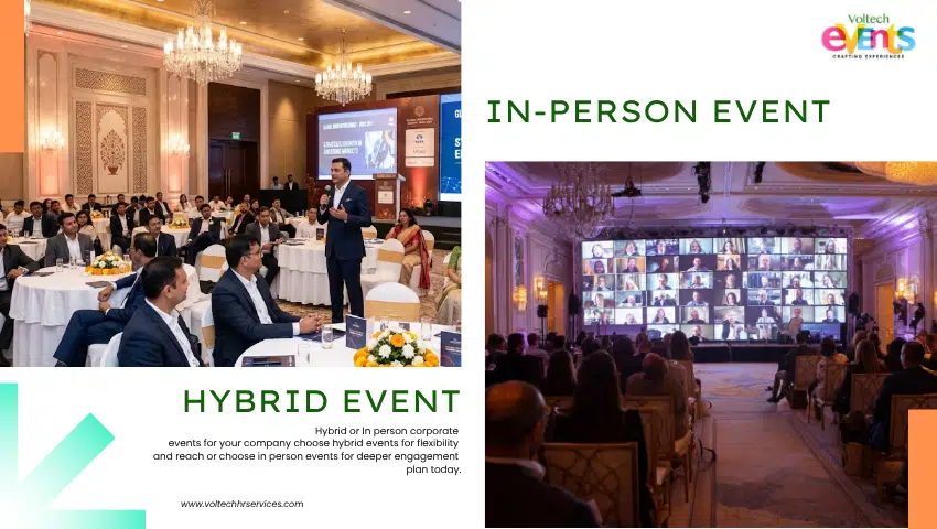 Hybrid vs In-person Corporate Events